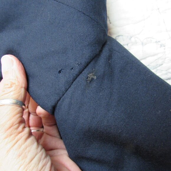 Brooks Brothers 346 Navy Blue Blazer Sports coat  Men’s Worsted Wool 44R - Picture 6 of 6